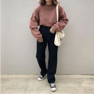 ユニクロ(UNIQLO)のUNIQLO モックネックT(Tシャツ(長袖/七分))