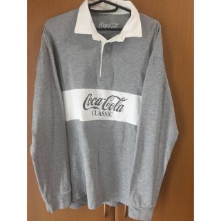 ジーユー(GU)のCoca-Cola ラガーシャツ(Tシャツ/カットソー(七分/長袖))