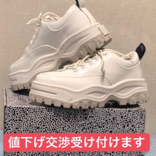 エイチアンドエム(H&M)のeytys  angel patent ホワイト 45(スニーカー)