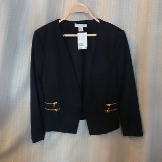 エイチアンドエム(H&M)の☆H&M 新品 ノーカラー ジャケット☆(ノーカラージャケット)