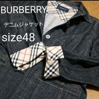 バーバリー(BURBERRY)のBURBERRY❤️大きいサイズ　デニムジャケット(Gジャン/デニムジャケット)