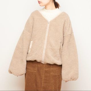 ナチュラルクチュール(natural couture)のnatural couture ボアブルゾン(ブルゾン)