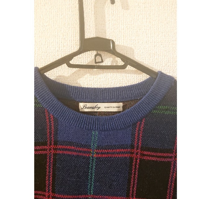 BEAMS BOY(ビームスボーイ)の専用 BEAMSBOY チェックニット レディースのトップス(ニット/セーター)の商品写真