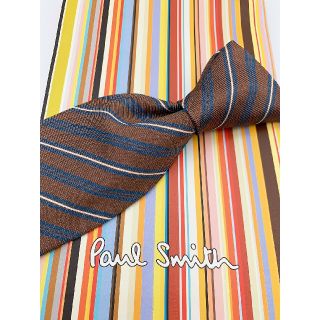 ポールスミス(Paul Smith)の⑪キクタ様 Paul Smith 大人気ストライプ柄 高級シルクネクタイ(ネクタイ)