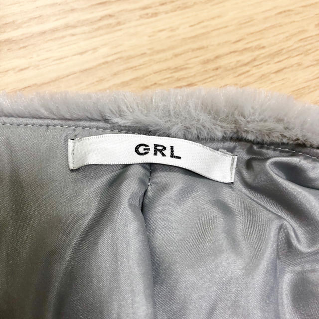 GRL(グレイル)のGRL グレイル エコファー ノーカラーコート レディースのジャケット/アウター(ノーカラージャケット)の商品写真