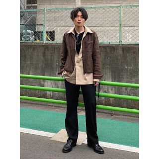 アンユーズド(UNUSED)のryo takashima着用 unused19ss シャツ 黒(シャツ)