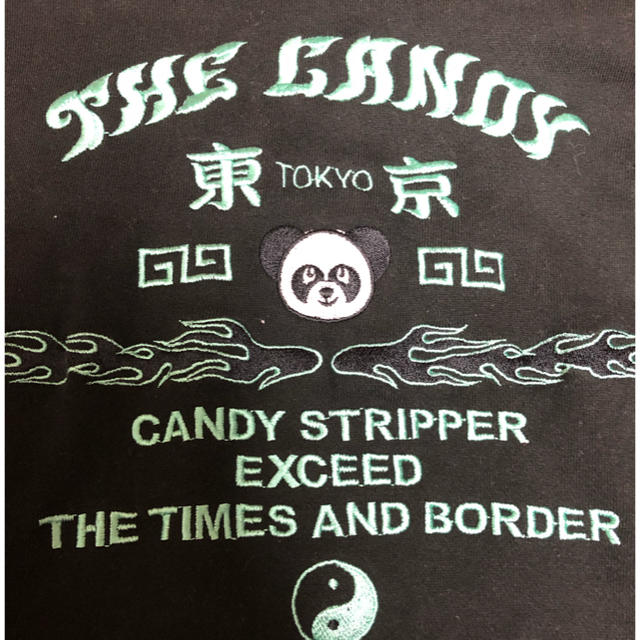 Candy Stripper(キャンディーストリッパー)のcandystripper ラインパーカーワンピ レディースのトップス(パーカー)の商品写真