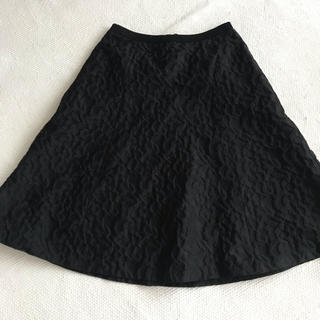 ラウンジドレス(Loungedress)のラウンジドレス フレアースカート  黒(ひざ丈スカート)
