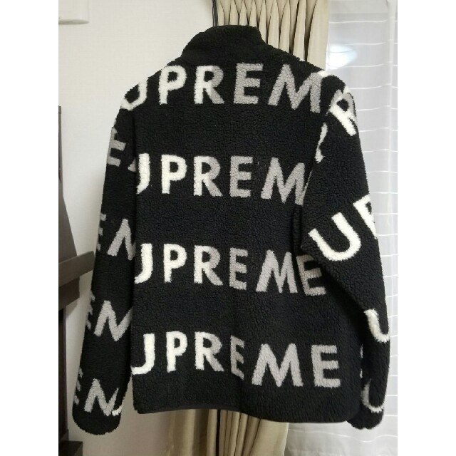 reversible logo fleece jacket supreme