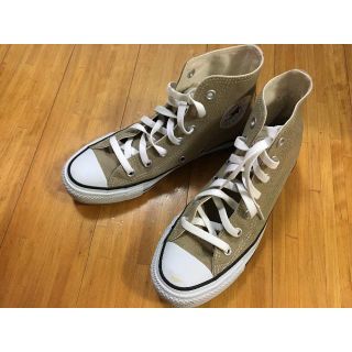 コンバース(CONVERSE)のベージュハイカットスニーカー/コンバース(converse)(スニーカー)