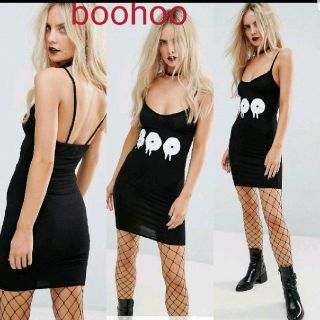 ブーフー(boohoo)のBoohoo 日本未発売　ハロウィンコスチューム　ハロウィーン　キャミワンピ(ミニワンピース)