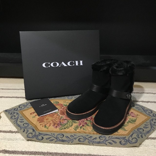 2018☆COACH☆コーチ☆ムートンブーツ☆7B - ブーツ