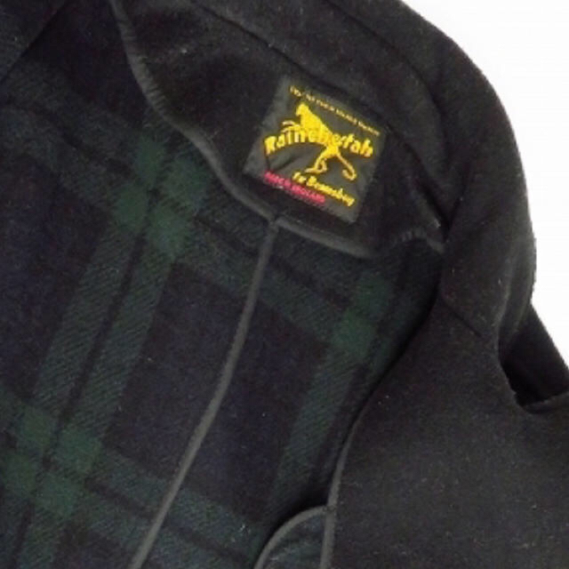 TOMORROWLAND(トゥモローランド)のRaincheetah/レインチーター ウールPコート ブラック メンズのジャケット/アウター(ピーコート)の商品写真