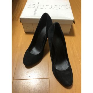 トップショップ(TOPSHOP)のTOPSHOP トップショップ パンプス 黒 スエード 39 レディース(ハイヒール/パンプス)