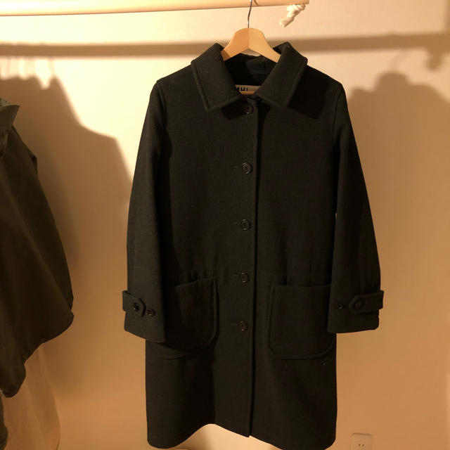 折りたたみMac MHL . ベーシックメルトンコート ステンカラーコート 折りたたみMac MHL . ベーシックメルトンコート ステンカラーコート