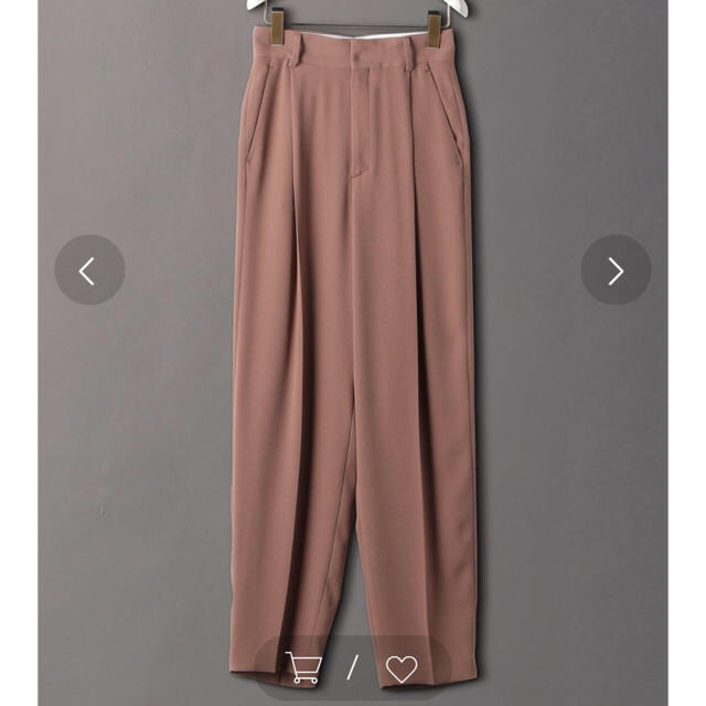 BEAUTY&YOUTH UNITED ARROWS(ビューティアンドユースユナイテッドアローズ)の＜6(ROKU)＞GEORGETTE TUCK PANTS/パンツ レディースのパンツ(カジュアルパンツ)の商品写真