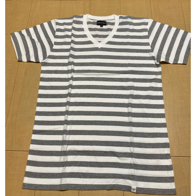 Emporio Armani(エンポリオアルマーニ)のエンポリオアルマーニ EMPORIO ARMANI  ボーダーTシャツXL 新品 メンズのトップス(Tシャツ/カットソー(半袖/袖なし))の商品写真