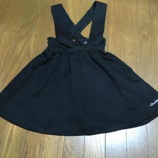 マザウェイズ(motherways)の新作♡新品♡マザウェイズ♡黒ジャンバースカート♡140サイズ(スカート)