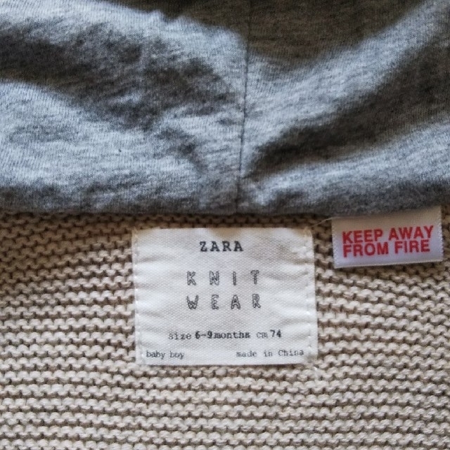 ZARA(ザラ)のニット キッズ/ベビー/マタニティのベビー服(~85cm)(ニット/セーター)の商品写真