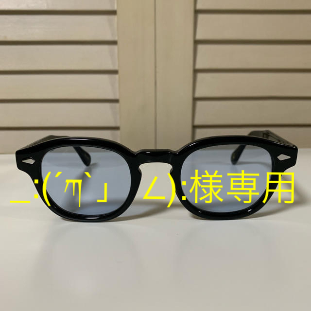 美品 MOSCOT LEMTOSH 46size ブラック/ライトブルーレンズ