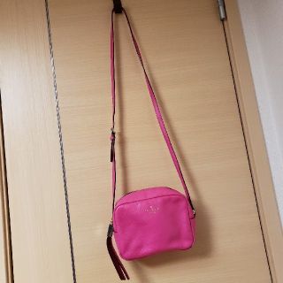 ケイトスペードニューヨーク(kate spade new york)の美品 kate spade レザーミニショルダーバッグ(ショルダーバッグ)