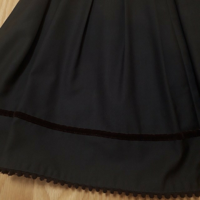 PRIME PATTERN(プライムパターン)の焦げ茶　スカート　ドット レディースのスカート(ひざ丈スカート)の商品写真