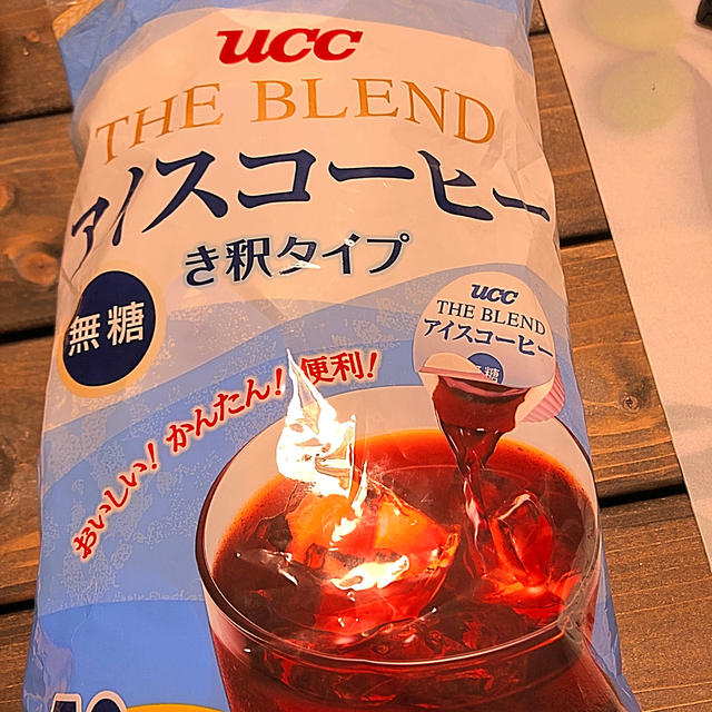 UCC(ユーシーシー)のuccアイスコーヒー ポーションタイプ 無糖 食品/飲料/酒の飲料(コーヒー)の商品写真