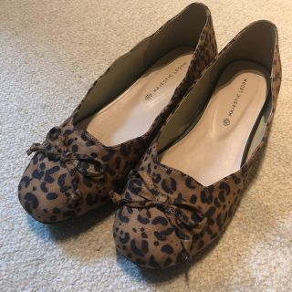 マジェスティックレゴン(MAJESTIC LEGON)のMAJESTIC LEGON レオパード パンプス美品(ハイヒール/パンプス)