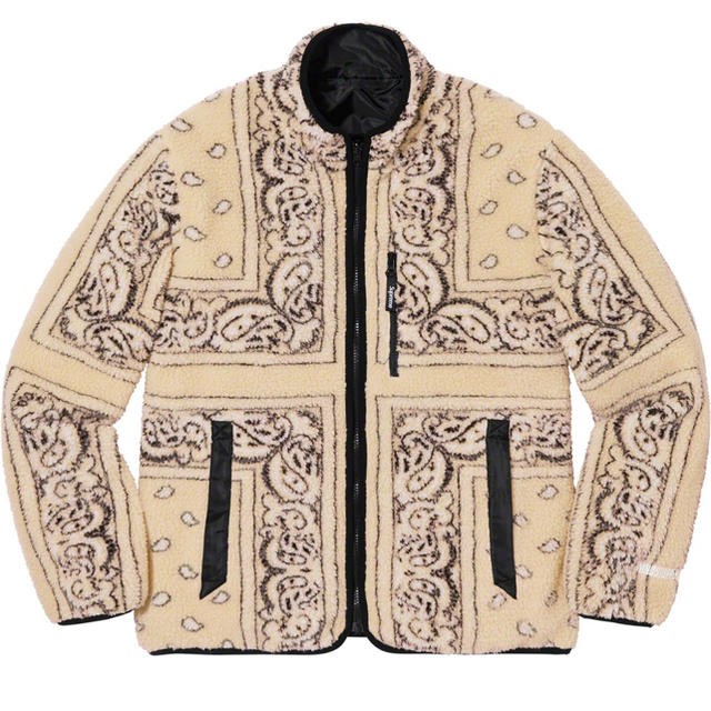 Supreme Reversible Bandana Fleece Jacket 3
