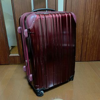 キャリーケース ワインレッド 60Lの通販 by AKG425's shop|ラクマ