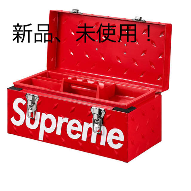 【即発送】Supreme Diamond Plate Tool Box