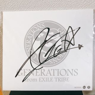 GENERATIONS - GENERATIONS 数原龍友 直筆サインの通販 by