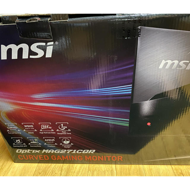 msi optix MAG271QR WQHD 144hz ゲーミングモニター