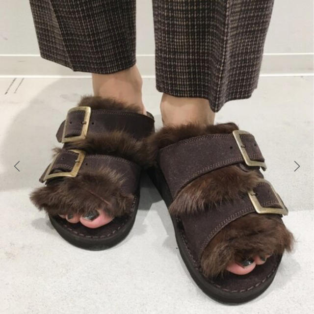 靴/シューズL'Appartement  CAMINANDO  FUR SANDAL