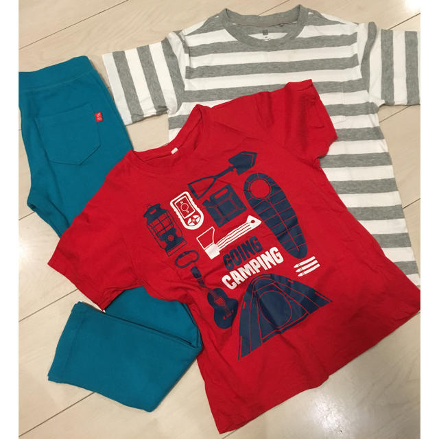 UNIQLO(ユニクロ)の【☆値下げ☆】子ども服 140cm パンツ Tシャツ まとめ売り キッズ/ベビー/マタニティのキッズ服男の子用(90cm~)(その他)の商品写真