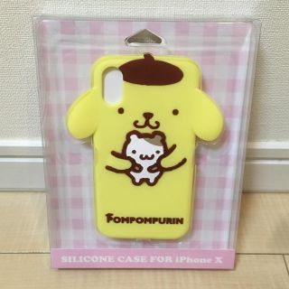 ポムポムプリン(ポムポムプリン)のiPhone X  ポムポムプリン  シリコンカバー ／ シリコンケース(iPhoneケース)