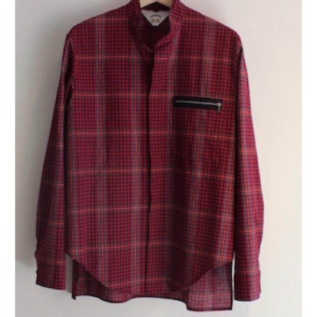 SUNSEA 17AW Red Tartan Zip Shirts 2