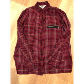 サンシー(SUNSEA)のSUNSEA 17AW Red Tartan Zip Shirts 2 (シャツ)