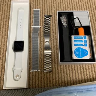 アップルウォッチ(Apple Watch)のApple Watch Series 3  42mm+バンド2本(腕時計(デジタル))