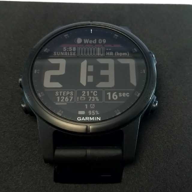 Garmin fenix5s Sapphire Black ガーミン