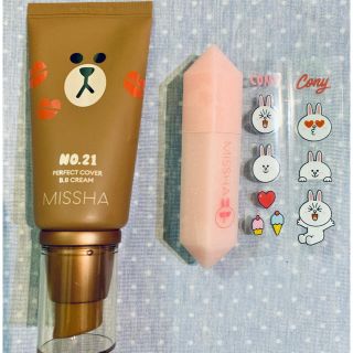 ミシャ(MISSHA)の ミシャ（ラインフレンズ）MパーフェクトカバーB.Bクリーム & ティント(BBクリーム)