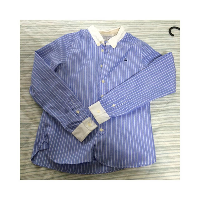 w closet(ダブルクローゼット)のストライプシャツ レディースのトップス(シャツ/ブラウス(長袖/七分))の商品写真