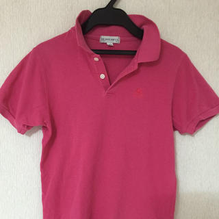 バーバリー(BURBERRY)のポロシャツ pink(ポロシャツ)