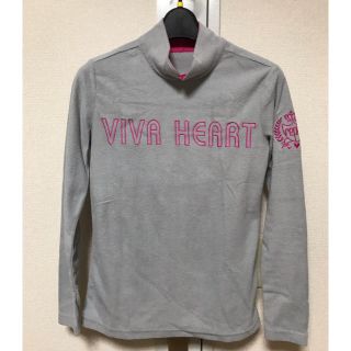 ビバハート(VIVA HEART)のVIVA HEART 長袖カットソー M グレー(ウエア)