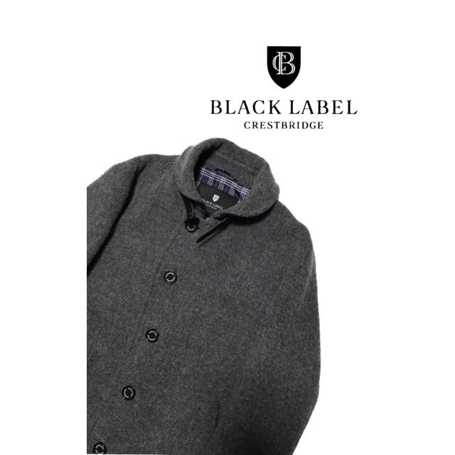 BLACK LABEL CRESTBRIDGE - BLACK LABEL CRESTBRIDGE ウール コート サイズLの通販 by