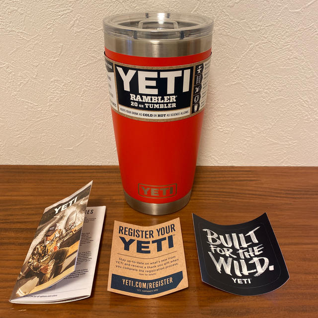 YETI 20oz  タンブラー　RED