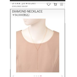 スタージュエリー(STAR JEWELRY)のきみ様専用STAR JEWELRY18Kダイアモンドネックレス(ネックレス)