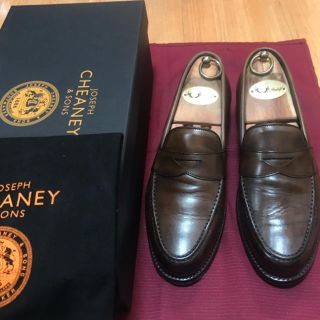 チーニー(CHEANEY)の英国製　ジョセフチーニー ハドソン　ローファー　UK7.5(ドレス/ビジネス)