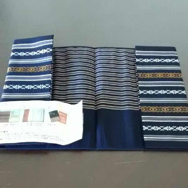 博多織ブックカバー ハンドメイドの文具/ステーショナリー(ブックカバー)の商品写真