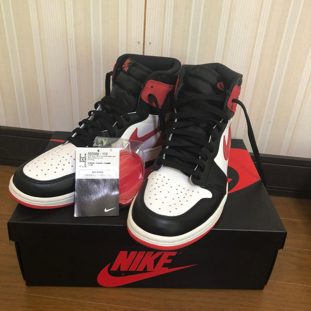 NIKE jordan 1 track red 28センチ